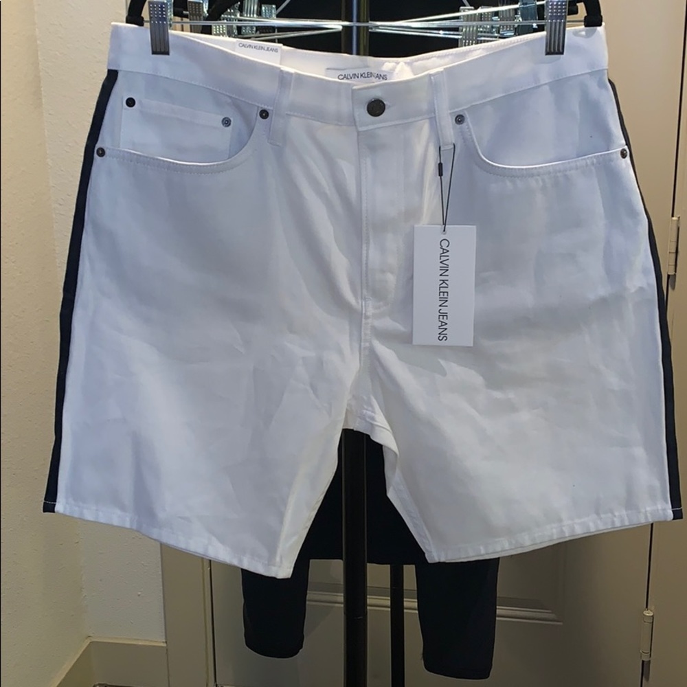 MEN. Calvin Klein Jean shorts!